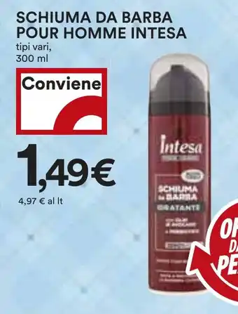 Coop Schiuma da barba pour homme INTESA offerta