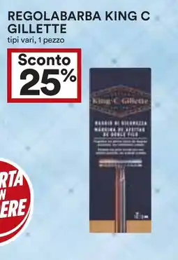 Coop Regolabarba KING C GILLETTE offerta