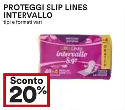 Coop Proteggi slip LINES INTERVALLO offerta