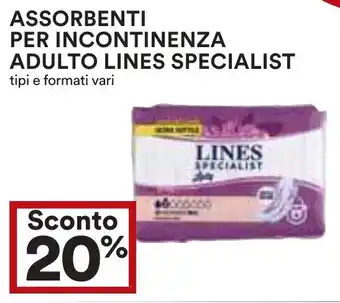 Coop Assorbenti per incontinenza adulto LINES SPECIALIST offerta