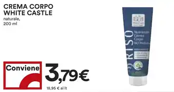 Coop Crema corpo white castle offerta