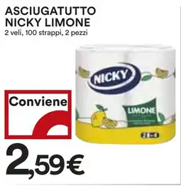 Coop Asciugatutto nicky limone offerta