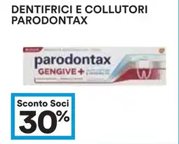 Coop Dentifrici e collutori PARODONTAX offerta