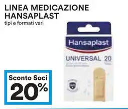 Coop Linea medicazione HANSAPLAST offerta