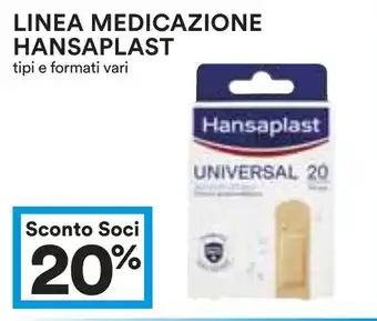 Coop Linea medicazione HANSAPLAST offerta