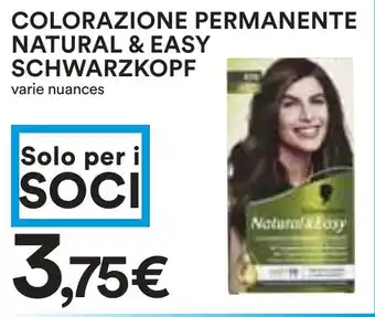 Coop Colorazione permanente natural & easy SCHWARZKOPF offerta