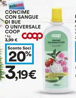 Coop Concime con sangue di bue o universale COOP offerta