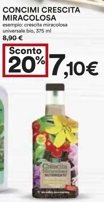 Coop Concimi crescita miracolosa offerta