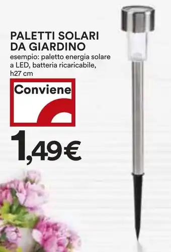 Coop Paletti solari da giardino offerta