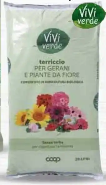 Coop Terriccio per piante fiorite VIVI VERDE offerta