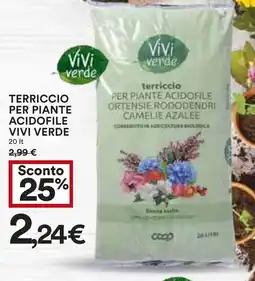 Coop Terriccio per piante acidofile VIVI VERDE offerta