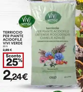 Coop Terriccio per piante acidofile VIVI VERDE offerta