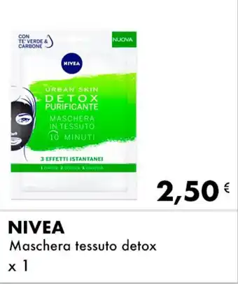 Iper Tosano NIVEA Maschera tessuto detox offerta