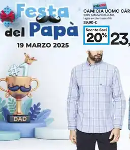 Coop Camicia uomo carrera offerta