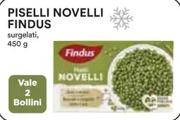 Coop Piselli novelli FINDUS offerta