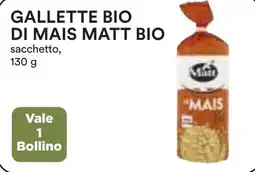 Coop Gallette bio di mais MATT BIO offerta