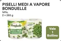 Coop Piselli medi a vapore BONDUELLE offerta