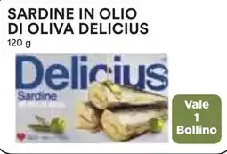 Coop Sardine in olio di oliva DELICIUS offerta