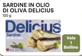 Coop Sardine in olio di oliva DELICIUS offerta