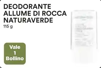 Coop Deodorante allume di rocca NATURAVERDE offerta