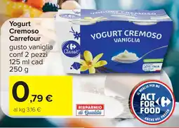 Carrefour Yogurt Cremoso Carrefour offerta