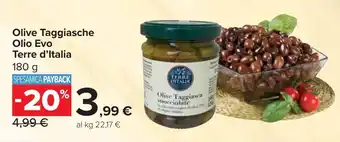 Carrefour Olive Taggiasche Olio Evo Terre d'Italia offerta