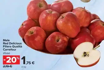 Carrefour Mele Red Delicious Filiera Qualità Carrefour offerta