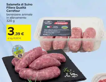 Carrefour Salamella di Suino Filiera Qualità Carrefour offerta