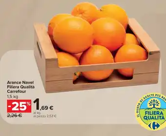 Carrefour Arance Navel Filiera Qualità Carrefour offerta