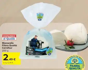 Carrefour Mozzarella Filiera Qualità Carrefour offerta