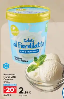 Carrefour Barattolino Fior di Latte Carrefour offerta