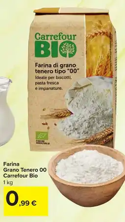 Carrefour Farina Grano Tenero 00 Carrefour Bio offerta