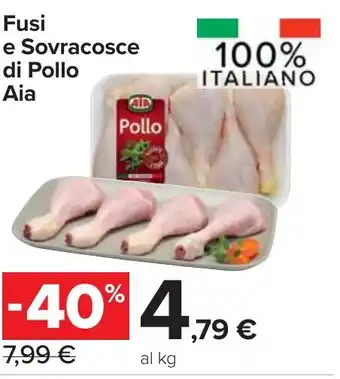 Carrefour Market Fusi e Sovracosce di Pollo Aia offerta