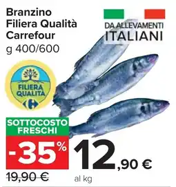 Carrefour Market Branzino Filiera Qualità Carrefour offerta