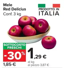 Carrefour Market Mele Red Delicius offerta