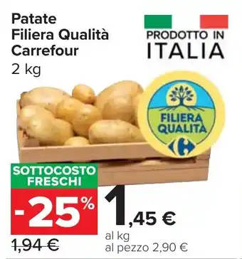 Carrefour Market Patate Filiera Qualità Carrefour offerta