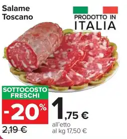 Carrefour Market Salame Toscano offerta