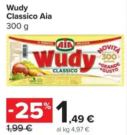 Carrefour Market Wudy Classico Aia offerta