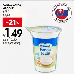 Bennet Panna acida meggle offerta