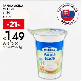 Bennet Panna acida meggle offerta