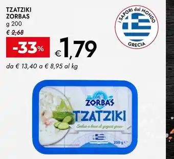 Bennet Tzatziki zorbas offerta