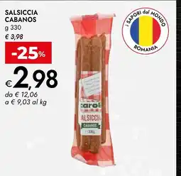 Bennet Salsiccia cabanos offerta