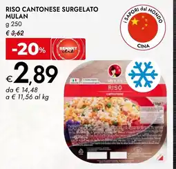 Bennet Riso cantonese surgelato mulan offerta