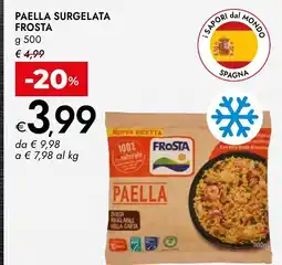 Bennet Paella surgelata frosta offerta