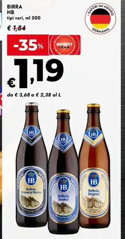 Bennet Birra hb tipi vari, offerta