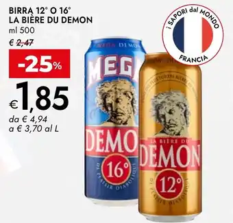 Bennet Birra 12° o 16° la biere du demon offerta