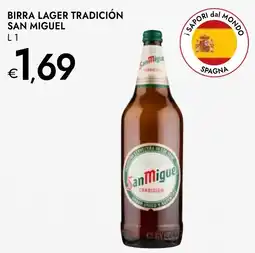 Bennet Birra lager tradición san miguel offerta