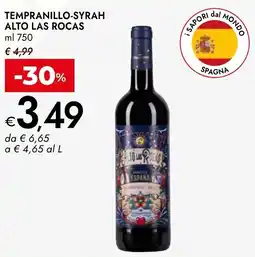 Bennet Tempranillo-syrah alto las rocas offerta