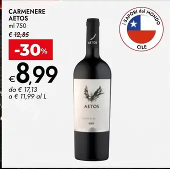 Bennet Carmenere aetos offerta