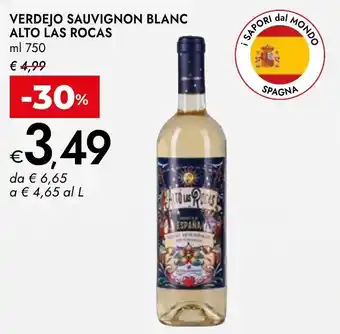 Bennet Verdejo sauvignon blanc alto las rocas offerta